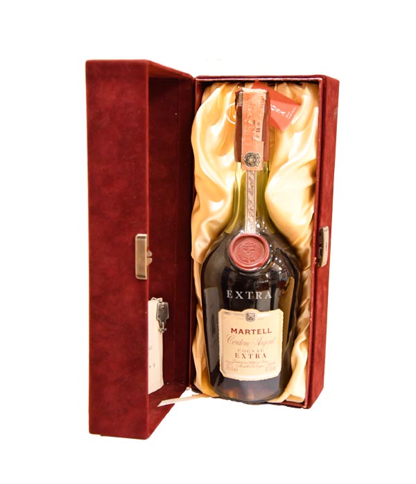Cognac Martell Cordon Argent anni 80 bottiglia 1 litro distillato francese storico