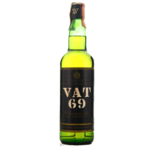 Bottiglia Vat 69 Vintage Whisky anni 90 Blended Scotch